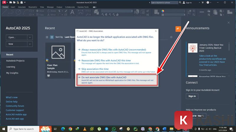 Không liên kết file DWG