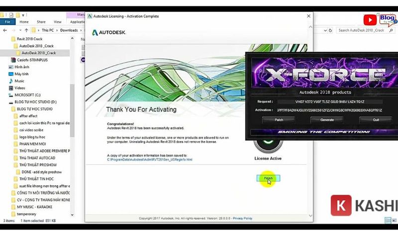 Hoàn thành kích hoạt