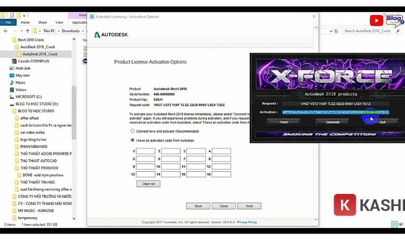 Dán Activation code