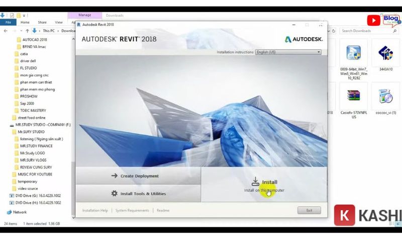 Cài đặt Revit 2018