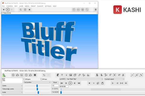 Hiệu ứng văn bản 3D trong BluffTitler Ultimate 15