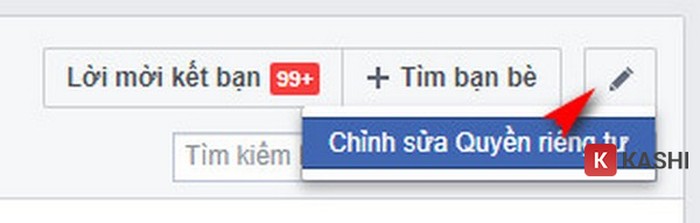 Chỉnh sửa quyền riêng tư
