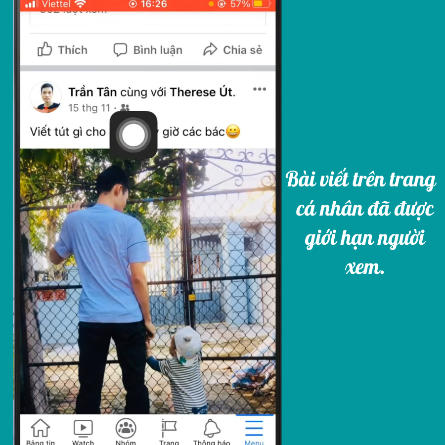 Bài viết trên trang đã được giới hạn người xem.