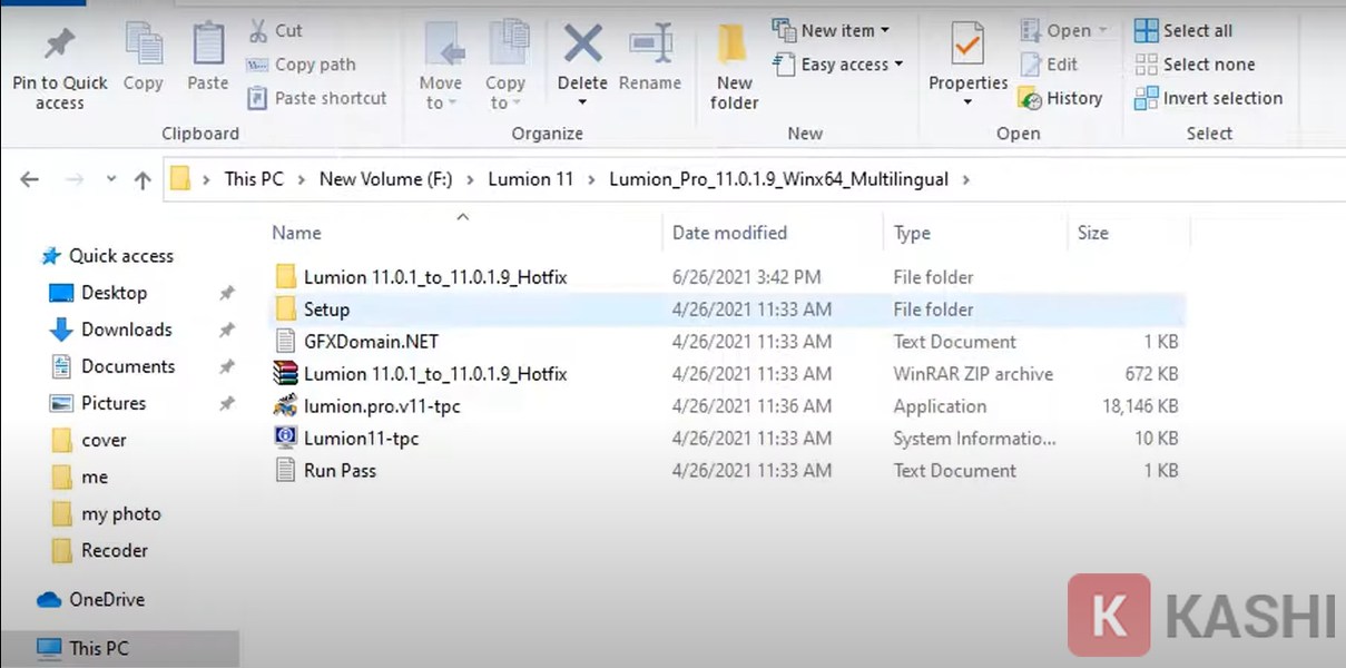 Chạy trình cài đặt Lumion