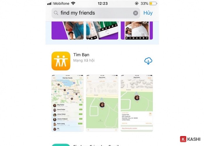 Tải ứng dụng Find My Friends trên App Store