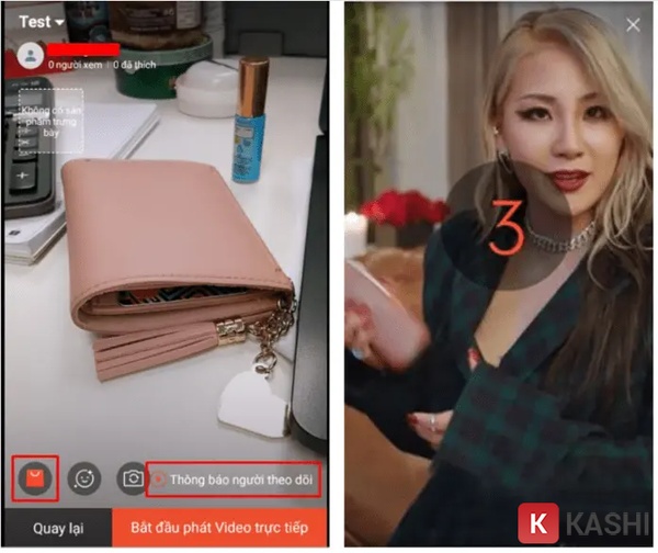 Bấm chọn "Bắt đầu phát Video trực tiếp"