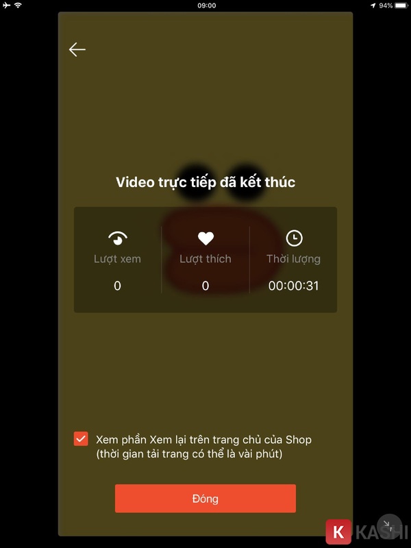 Tổng kết livestream