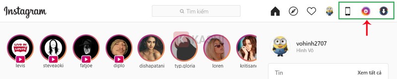 Kích hoạt chế độ di động