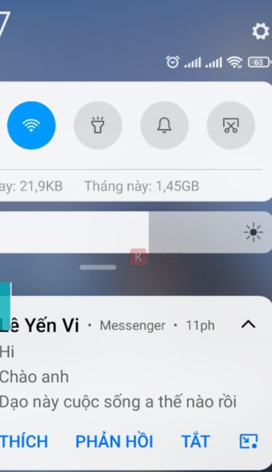 Xem trước tin nhắn