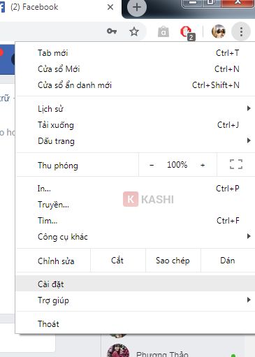 Cài đặt trình duyệt