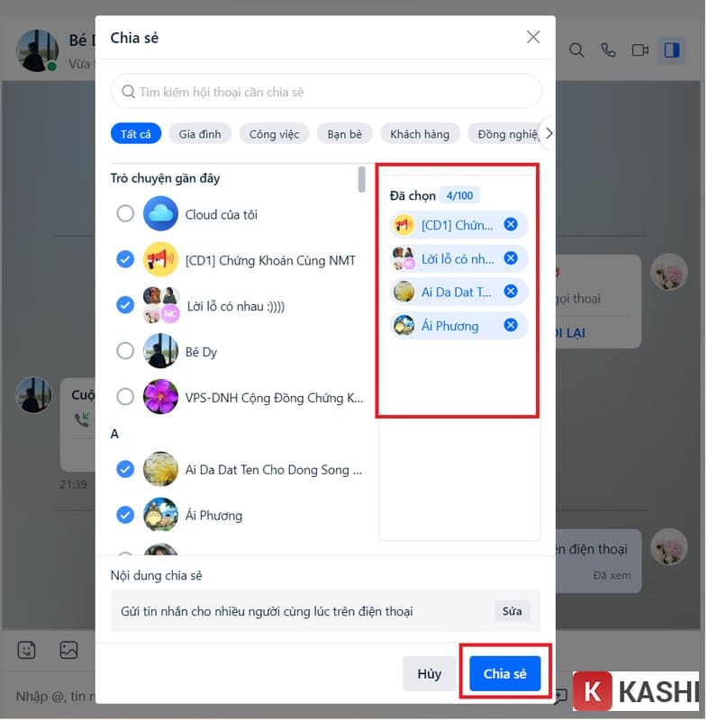 Gửi tin nhắn hàng loạt