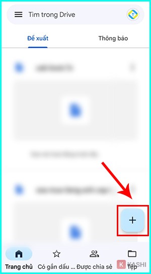 Nhấn chọn vào Dấu "+"