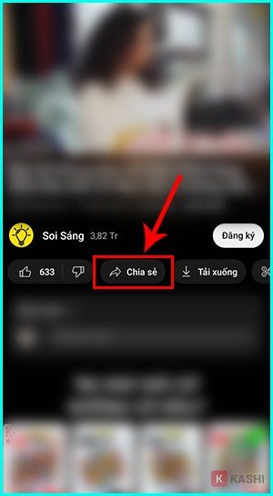 Click vào "Chia sẻ"