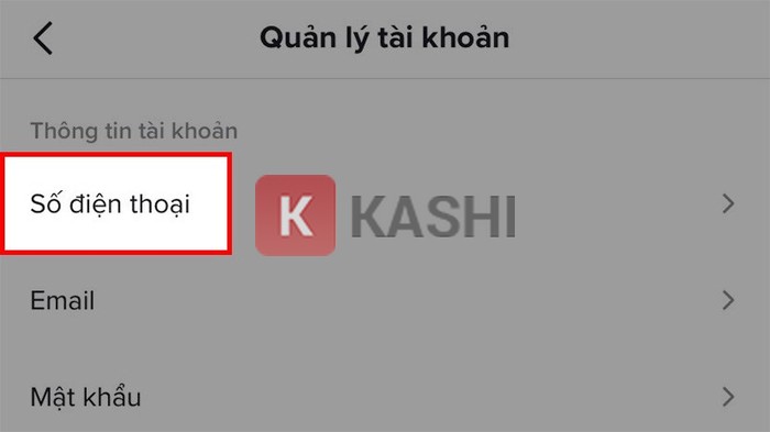 Số điện thoại TikTok