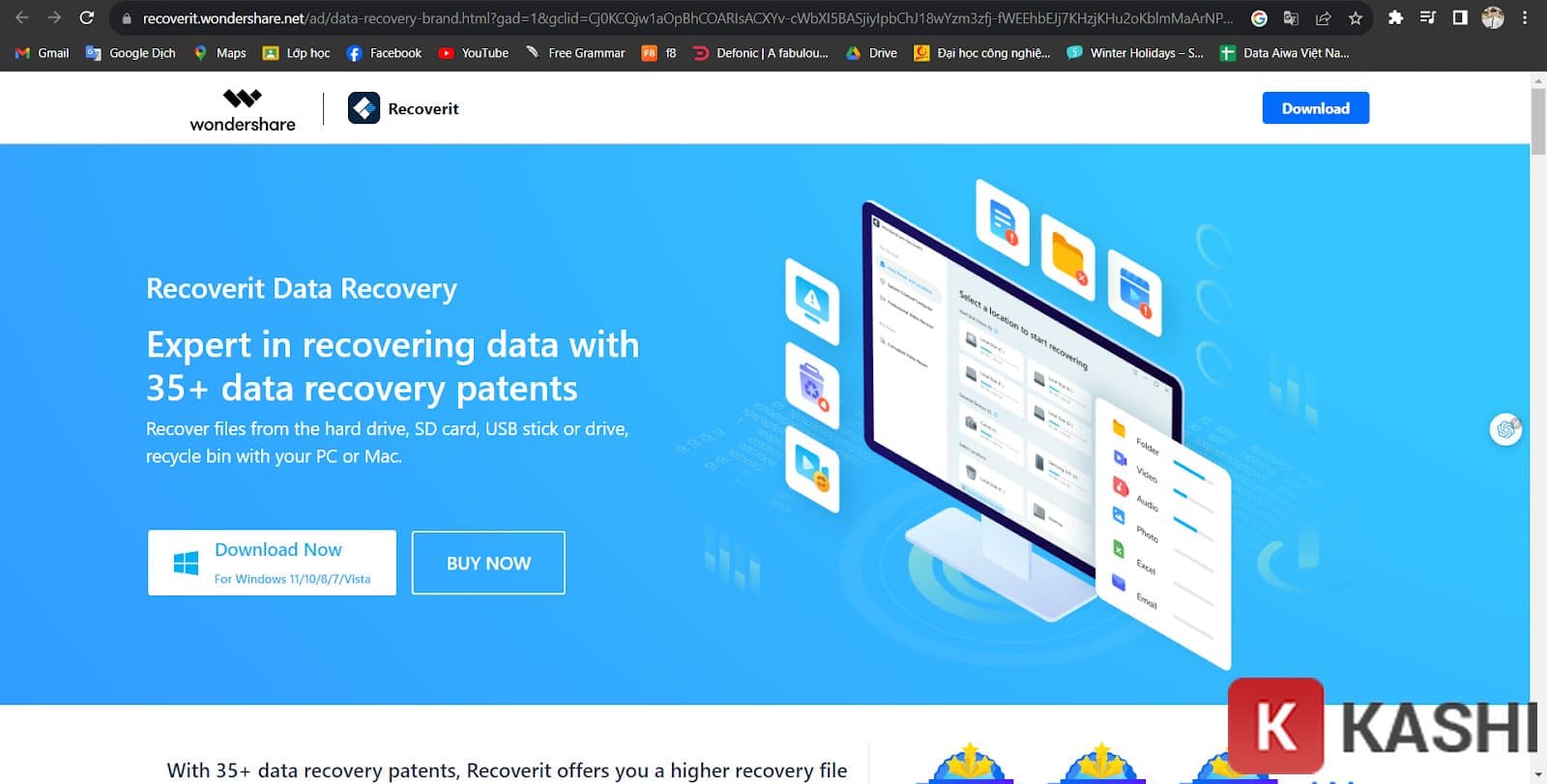 Tải Wondershare Recoverit