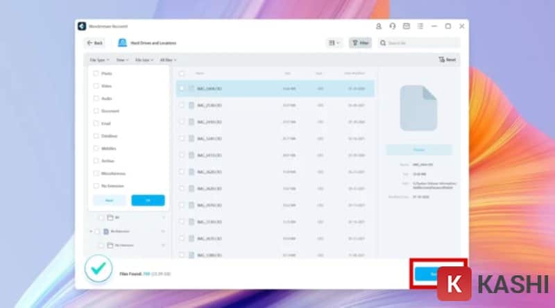 Quét và khôi phục