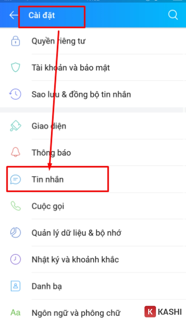 Cách khôi phục tin nhắn Zalo trên điện thoại Android