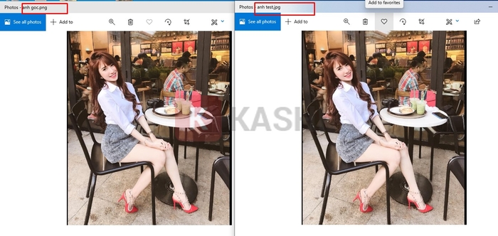 Tiến hành kiểm tra và so sánh