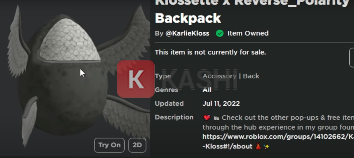 Klossette x Reverse_Polarity Backpack