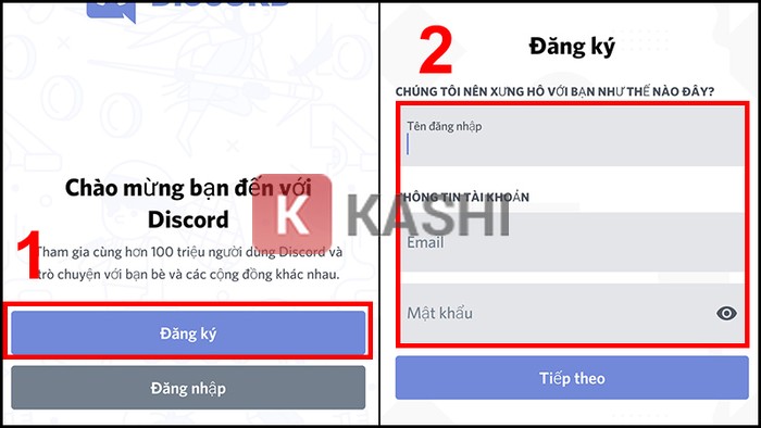 Đăng nhập Discord
