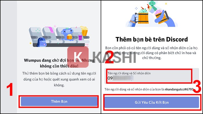 Thêm bạn bè trên Discord