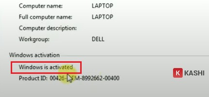 Kích hoạt Windows 7 thành công