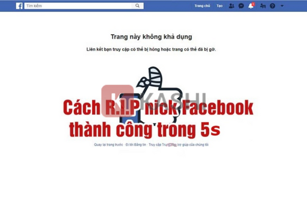 Báo cáo tài khoản Facebook lừa đảo