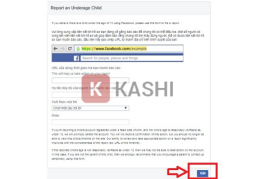 Gửi yêu cầu báo cáo