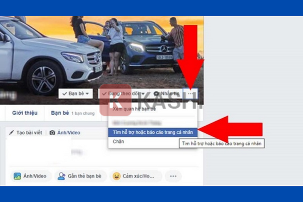 Báo cáo trên trang cá nhân