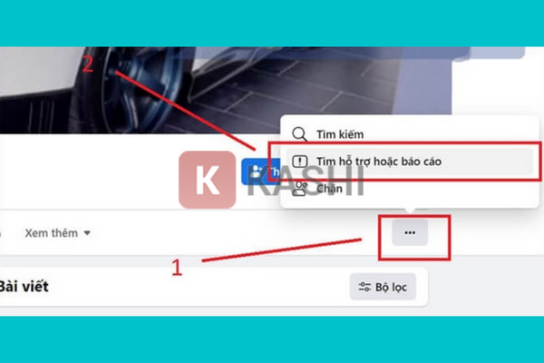 Báo cáo trên máy tính - Bước 1