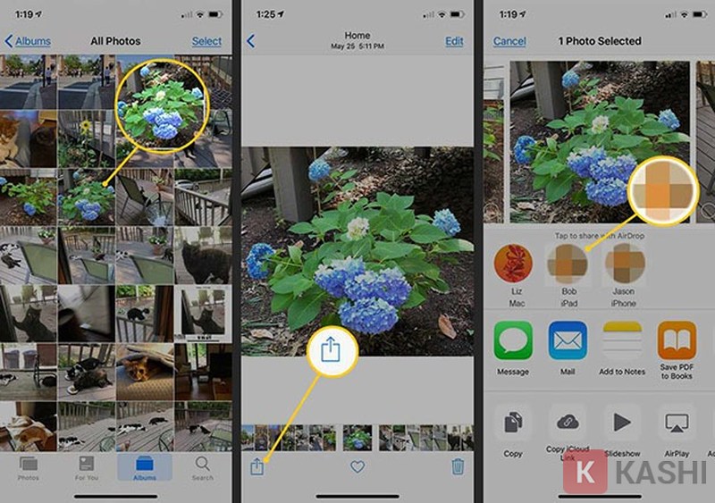 Cách Airdrop trên iPhone