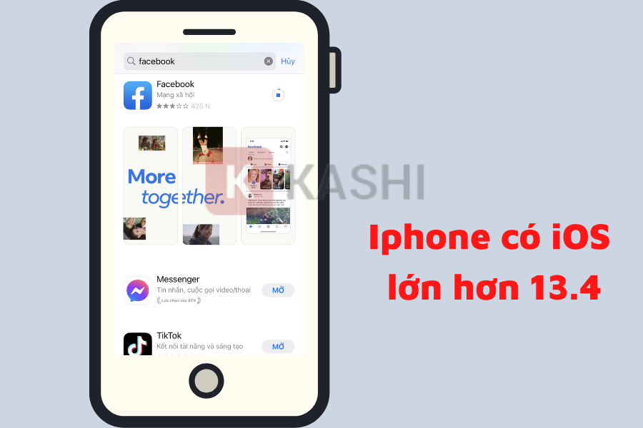 Tải Facebook trên iOS mới