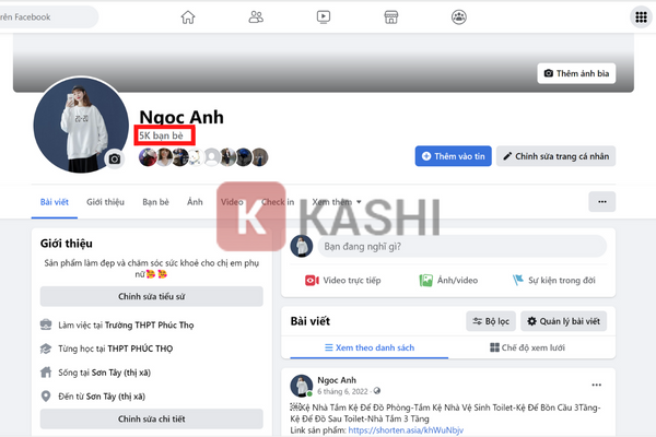 Tăng bạn bè Facebook đạt 5000