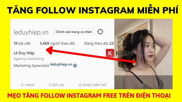 Mẹo tăng follow Instagram