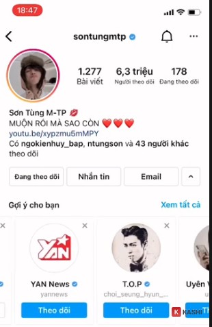 Nhấn theo dõi các tài khoản tại phần “Gợi í cho bạn”