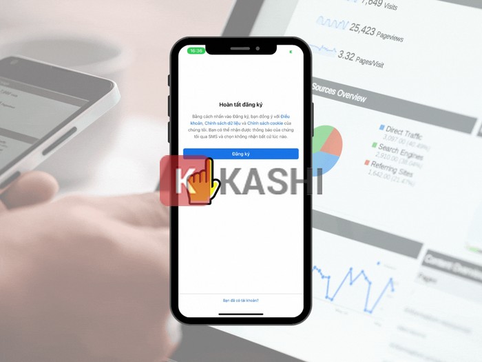 Nhấn nút đăng ký