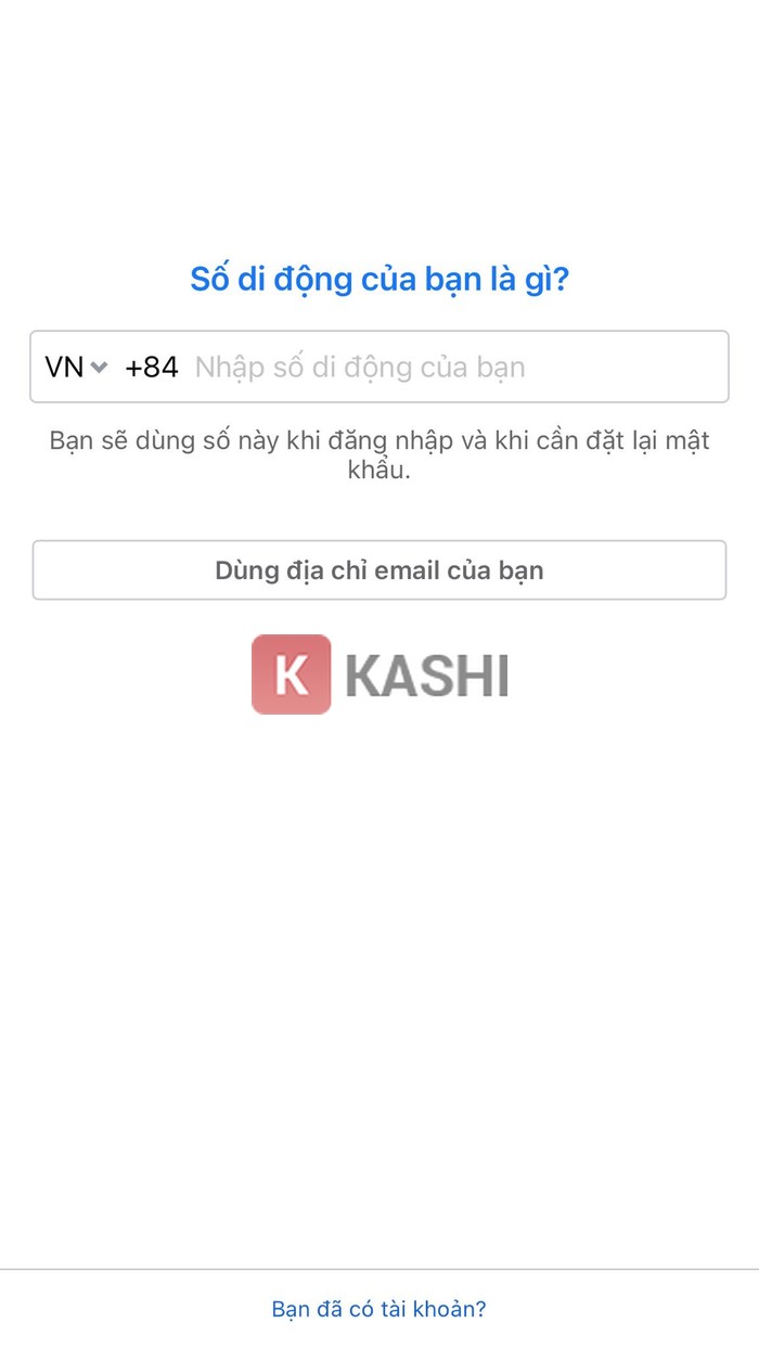 Nhập số điện thoại hoặc email