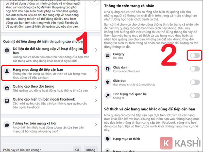 Hạng mục quảng cáo