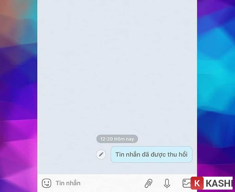 Thu hồi tin nhắn Zalo