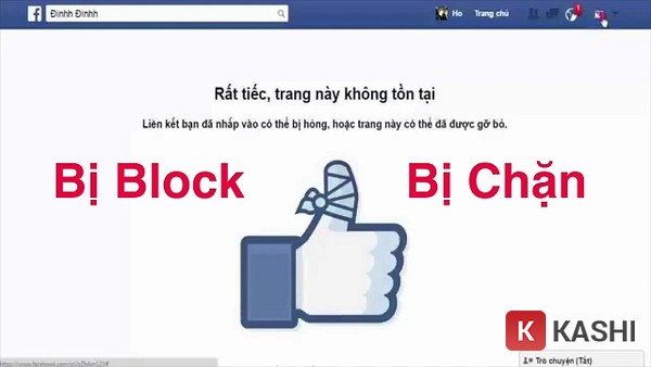 Bị chặn trên Facebook