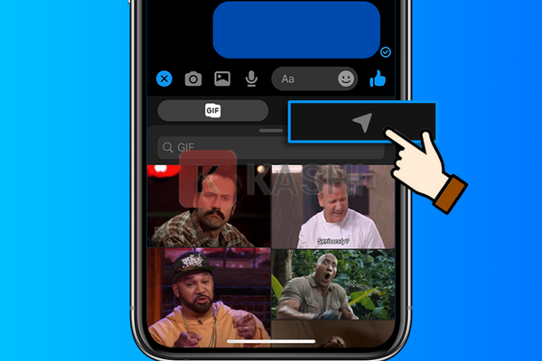 Chọn biểu tượng "mũi tên hướng lên" (Vị trí)