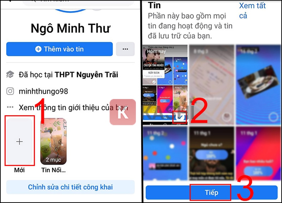 Tạo tin nổi bật từ tin mới