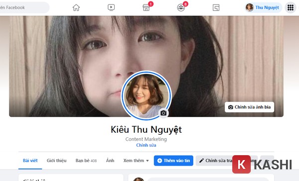 Vào trang cá nhân