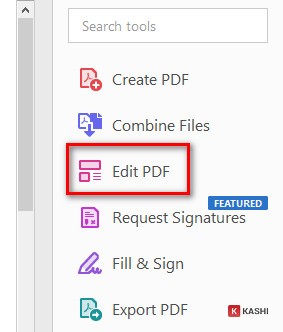 Cách Xóa Chữ Trong File PDF Đơn Giản và Hiệu Quả 2024 Chọn “Edit PDF”