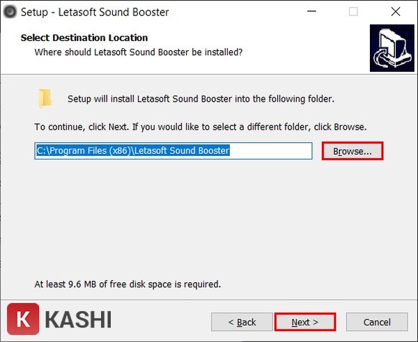 Chọn nơi bạn muốn lưu trữ => Next