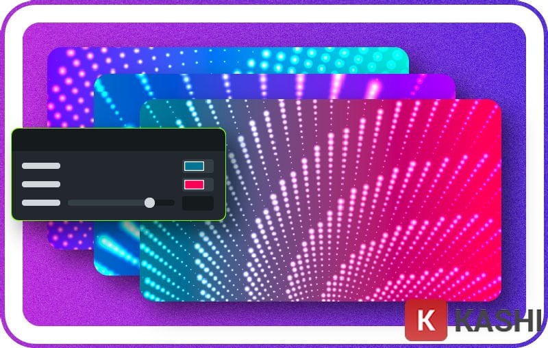 Tính năng Dynamic Background and Fills