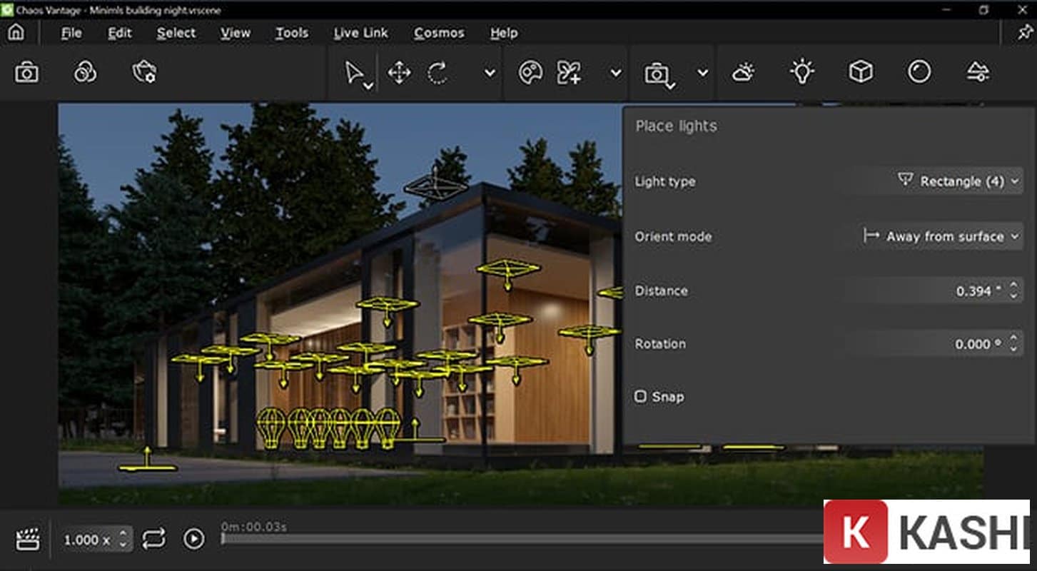 Tạo và Bố Trí Ánh Sáng