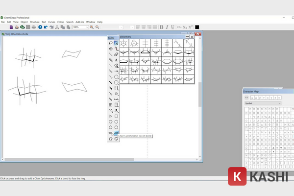 Công cụ vẽ linh hoạt của ChemDraw