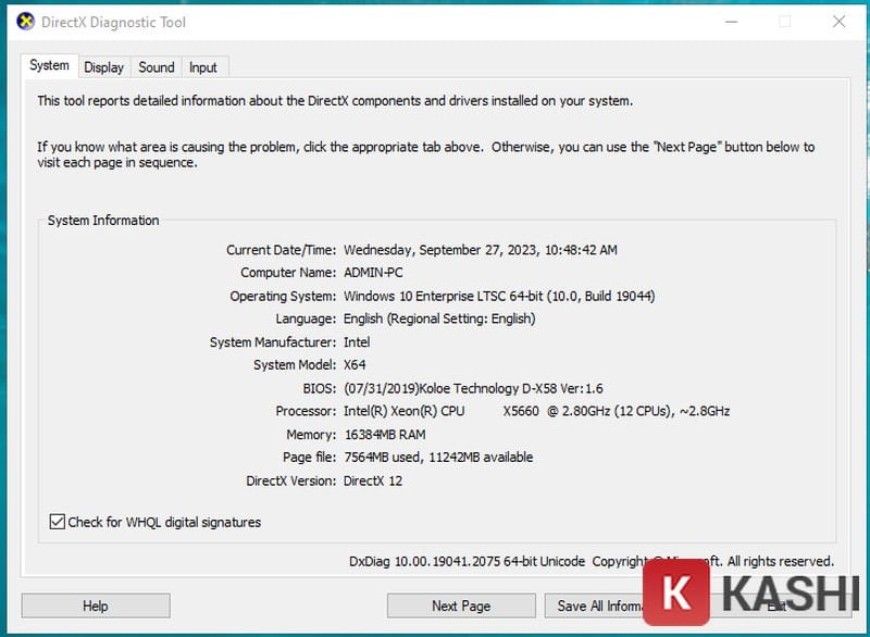 Minh họa cấu hình máy tính