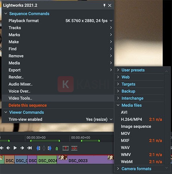 Cải tiến xuất video trong Lightworks 2025